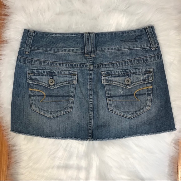American Eagle Mini Jean Skirt Womens Size 6 - Picture 3 of 5